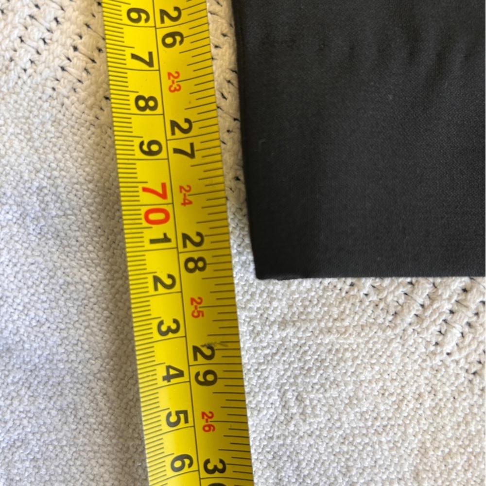 Perry Ellis Men’s 2 Piece Suit 38 Short Blazer & 32R Pants Black Wool Event - Picture 13 of 16